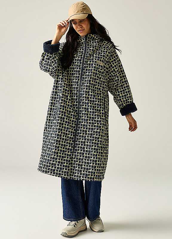 Regatta Women's Navy Orla Kiely Changing Robe