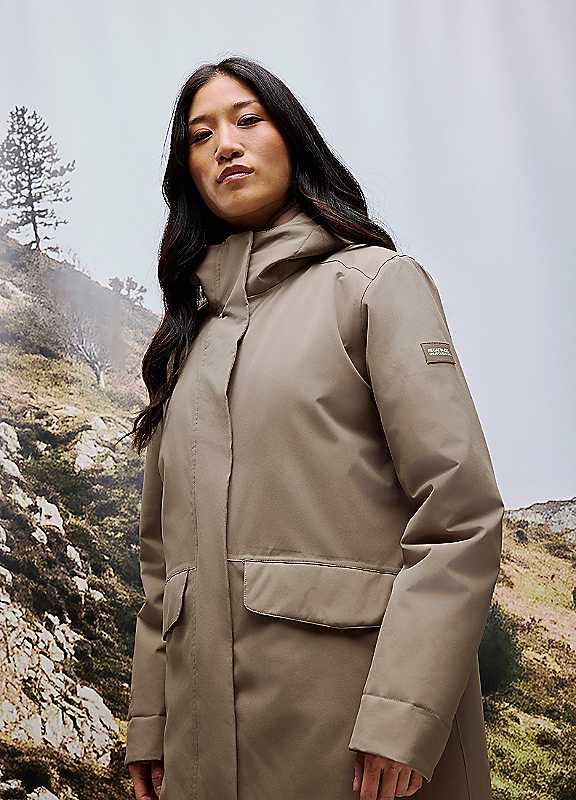 Regatta Women's Marron Waterproof Jacket Ramona - Image 7