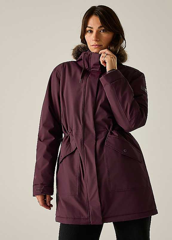 Regatta Women's Plum Waterproof Hooded Sophia Insulated Jacket In | : Size 16 - Image 5