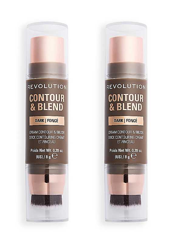 Revolution Beauty London Revolution Reloaded Contour & Blend Stick, Dark, Women - Image 4