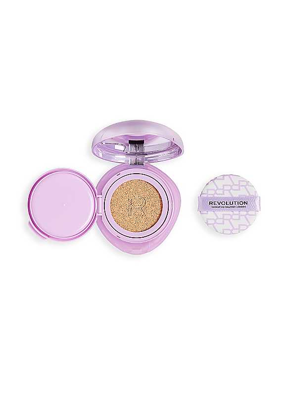 Revolution Superdewy Cushion Foundation, Light Neutral | Buildable Coverage, Hydrating for Mature Skin, Radiant Finish with Peptides, Vegan & Cruelty-Free, 9g - Image 3