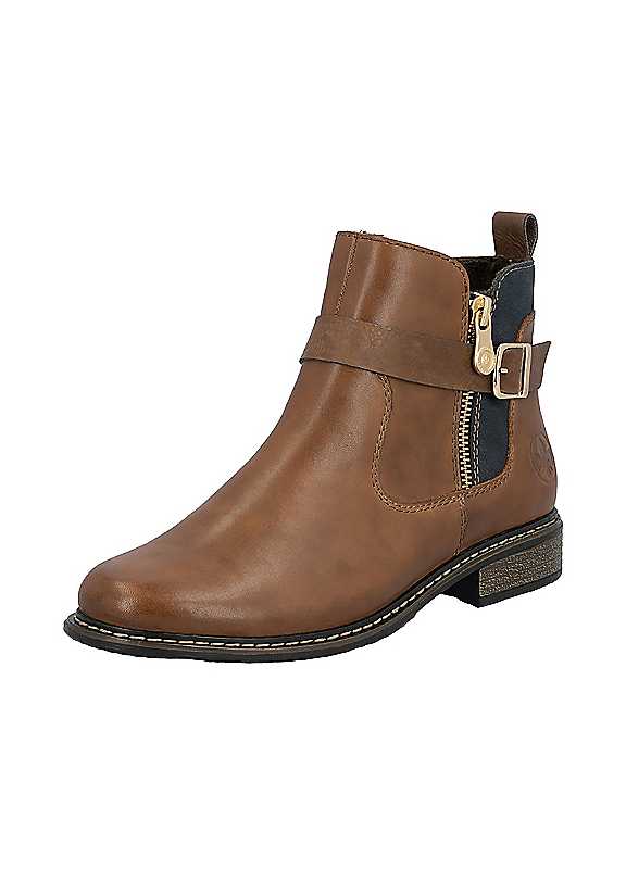Rieker Women's Brown 'Bobbi' Ankle Boots In Size 5 - Image 8