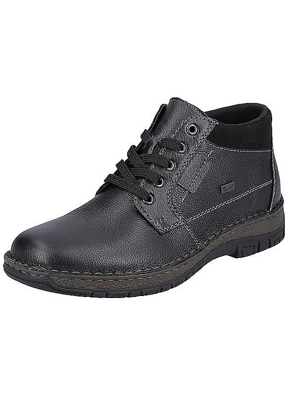 Rieker Black Laceup Winter Ankle Boots Size 11