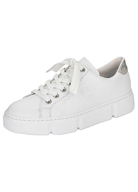 Rieker White Platform Trainers Size 8