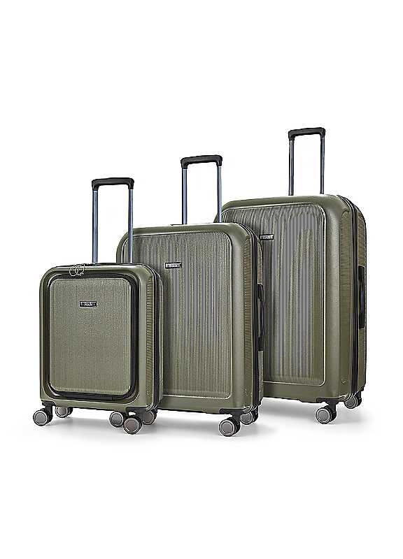Rock Green Austin Hardshell Piece Luggage Set Size 3
