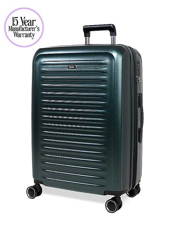 Rock Green Luggage Legacy Medium Hardshell Suitcase