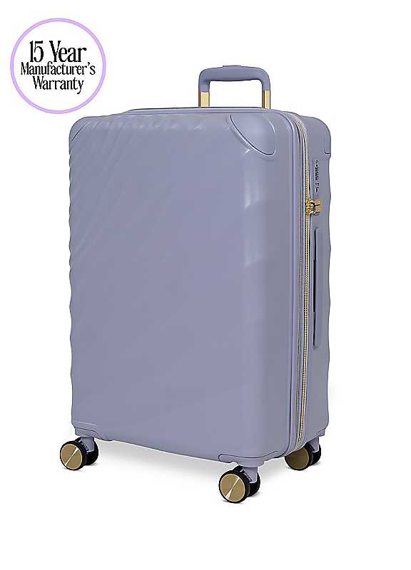 Rock Lilac Luggage Sahara Medium Hardshell Suitcase