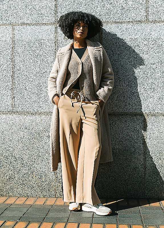 Roman Women's Stone Borg Single Breasted Coat In | Size: 18 - Image 2