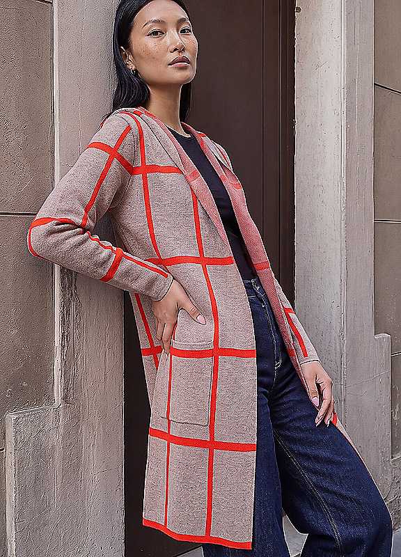 Roman Women's Beige Contrast Cardigan In | Size: 10 - Image 2