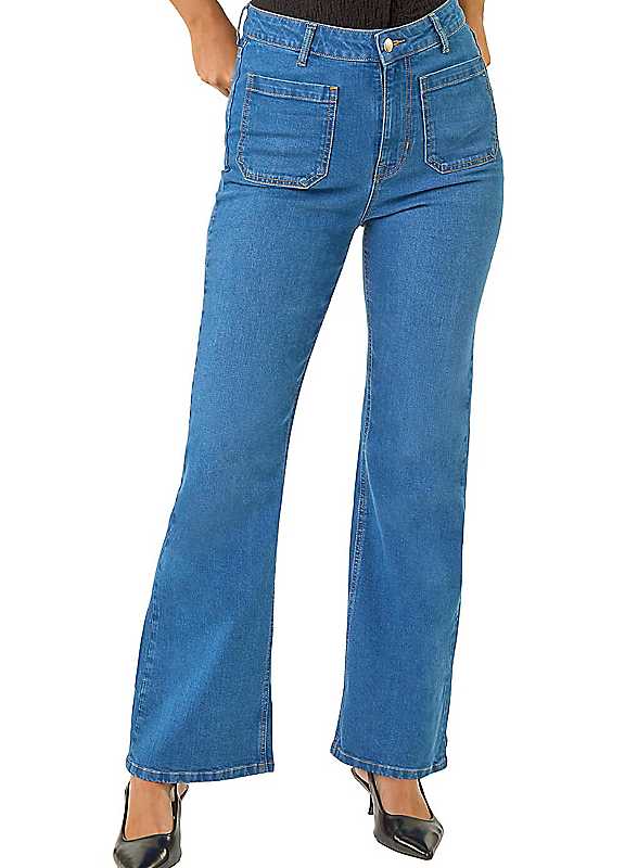 Dusk Women's Denim Front Pocket Bootcut Jeans Size 10 - Image 6