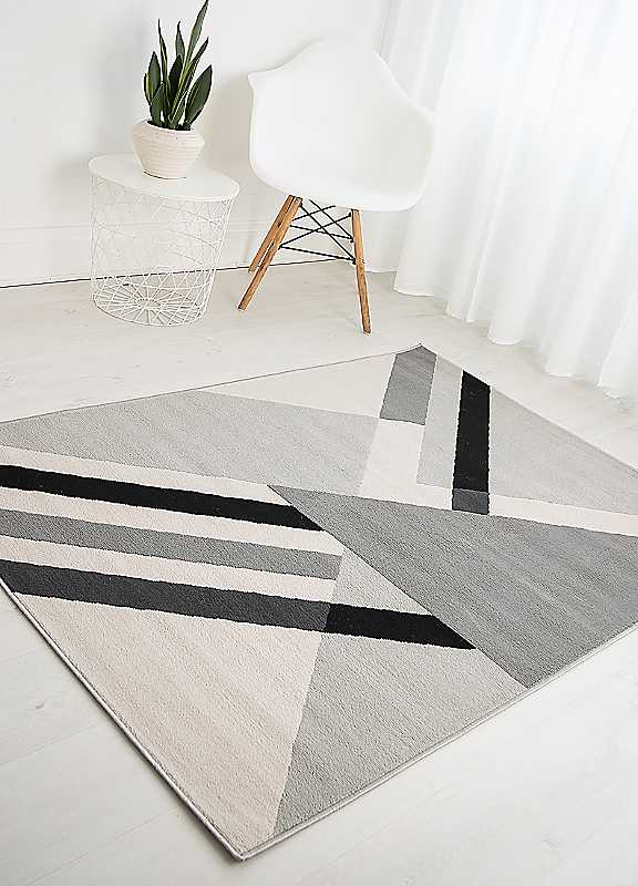 Rugstyle Balletto Geometric Rug Beige/Anth Zombie Products