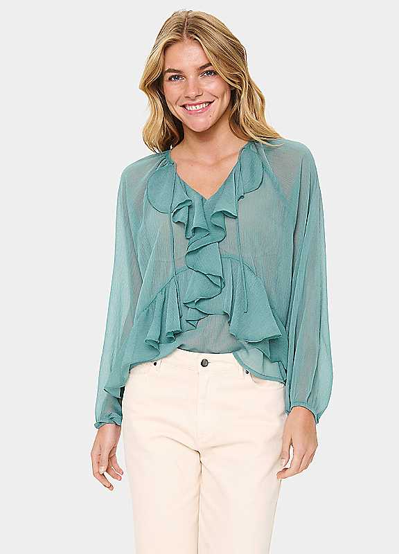 Saint Tropez Green Jacelynsz Blouse