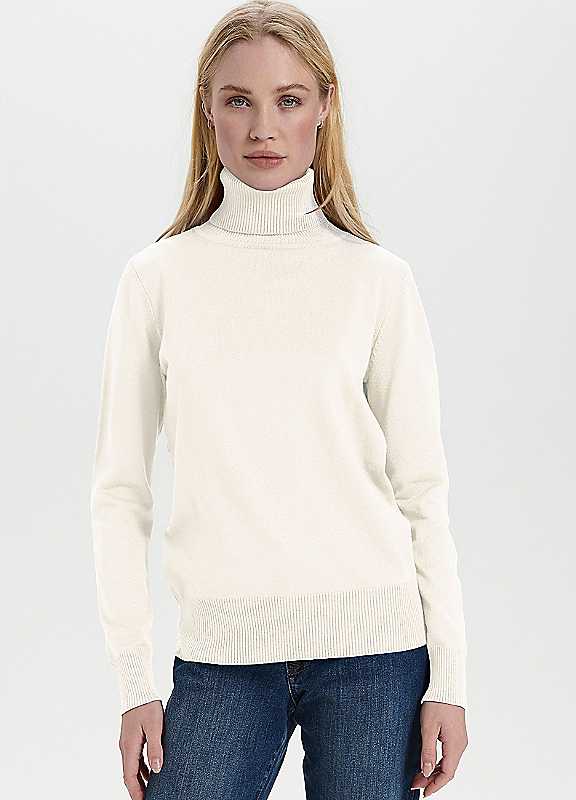 Saint Tropez Ice Mila Rollneck Pullover Large