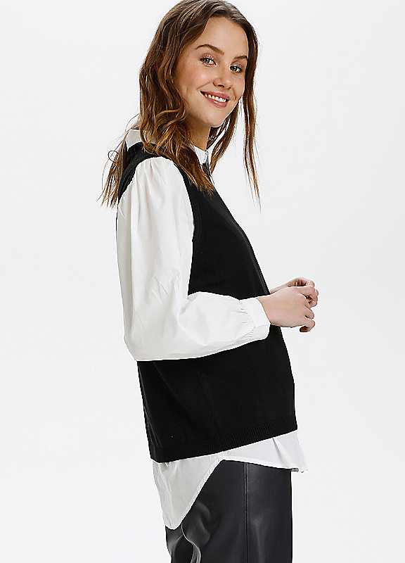 Saint Tropez Black Mila Vest