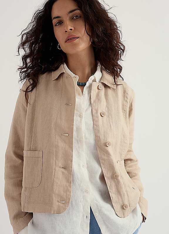 Seasalt Women's Cream Cornwall Arame Jacket Size 22 - Image 3