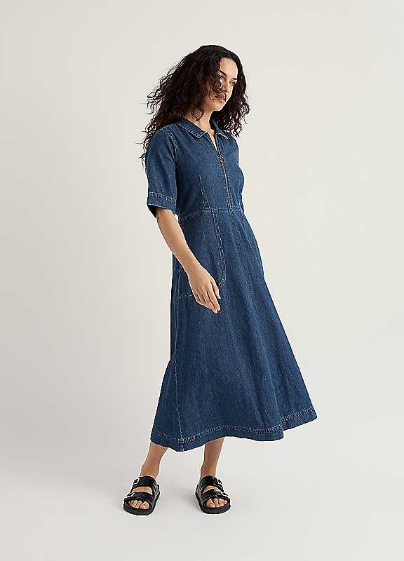 Seasalt Cornwall Women's Mid Wash Gwenter Dress Standard - Image 3