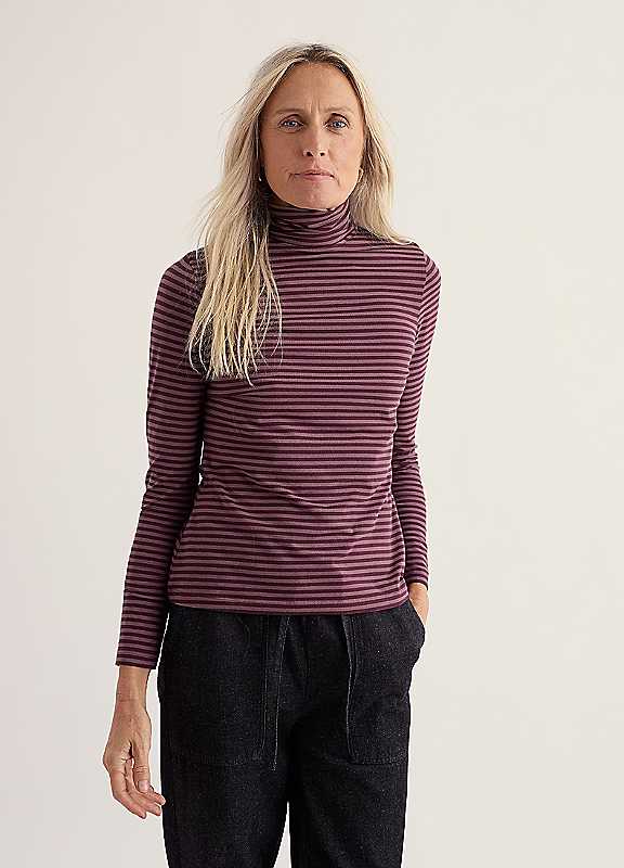 Seasalt Cornwall Women's Navy Multi Landing Top - Image 3
