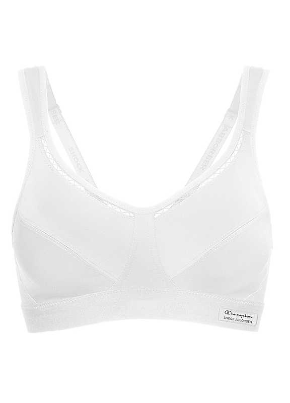 Shock Absorber Women's White Classic Support Sports Bra - 32D - Sports Bra - Image 2