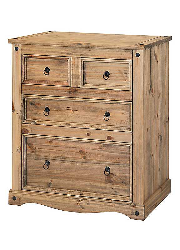 Sierra 2+2 Drawer Chest Sierra 2+2 Drawer Chest