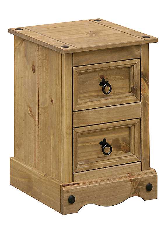 Sierra Petite 2 Drawer Bedside Chest Sierra Petite 2 Drawer Bedside Chest