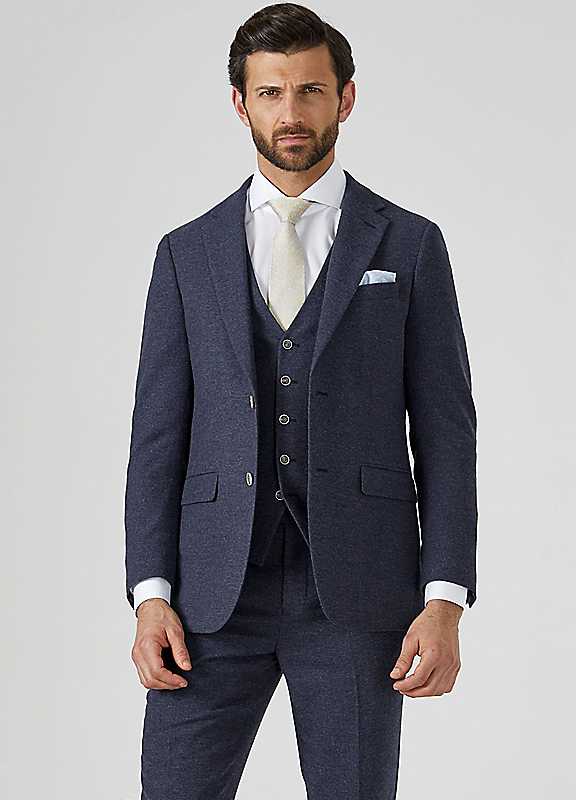 Skopes Navy Jude Blue Tailored Fit Suit Jacket