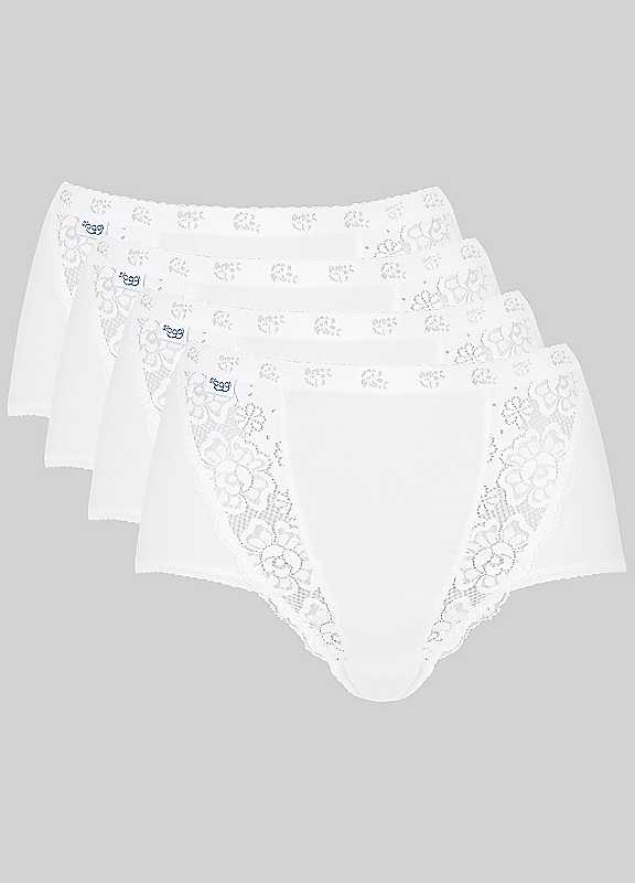 Sloggi Chic Maxi 4 Pack Briefs - Image 3