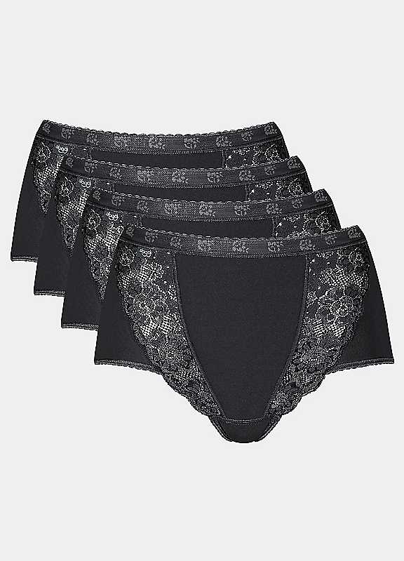 Sloggi Women's Black Panties Chic Maxi 4P - Image 4