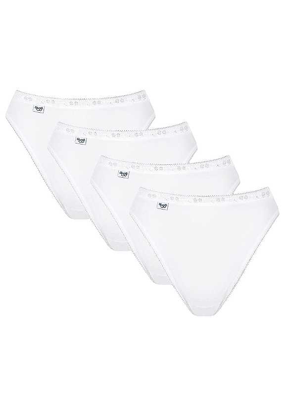 Sloggi White Pack Of 4 Tai Briefs Size 18