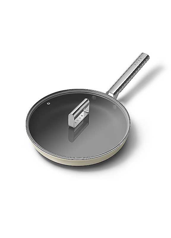 Smeg Cream Frying Pan In 20Cm - Image 6