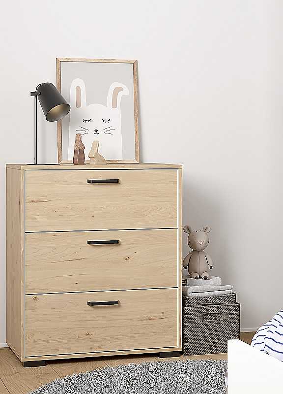 Furniture To Go Sofia Chest 3 Drawers - Jackson Hickory - Image 5