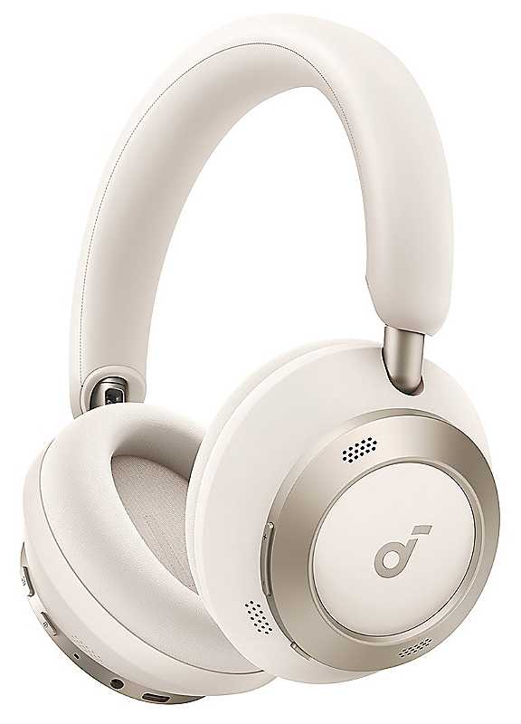 Anker Soundcore Space One Pro headphones wireless Bluetooth foldable white - Image 6