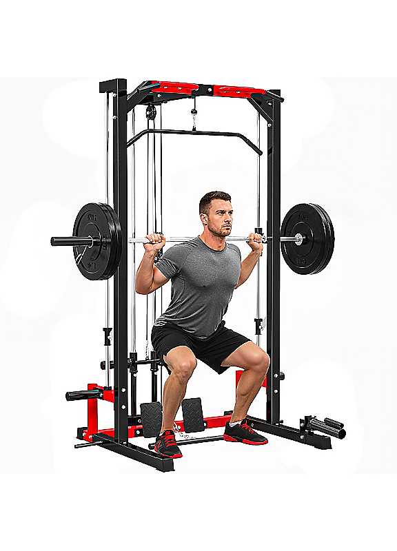 Cable Crossover Machine Multifunction Power Cage for Home Gym with Pull Up Bar - Image 3