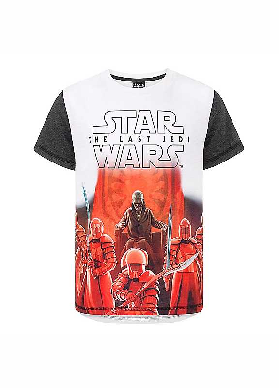 Star Wars Men's White Boy's Short Sleeved T-Shirt | | Official Merch | Size: 5-6 Years - Image 3