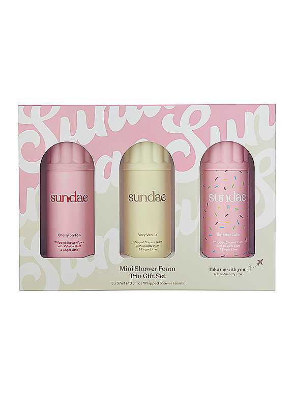 Sundae Mini Shower Foam Trio Gift Set