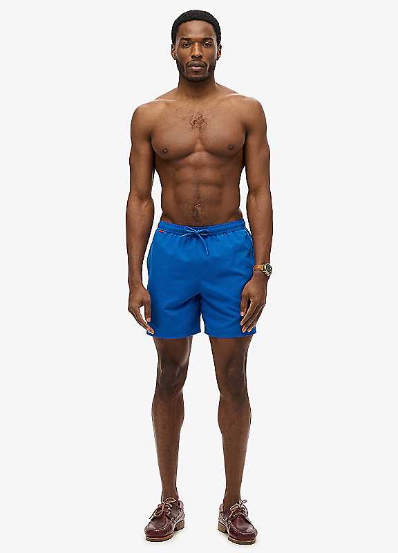 Superdry Voltage Blue Essential 17Inch Swim Shorts 2XL