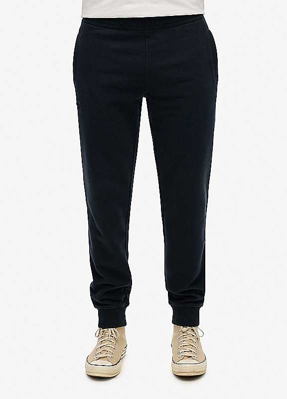Superdry Men's Navy Essential Logo Cuff Joggers