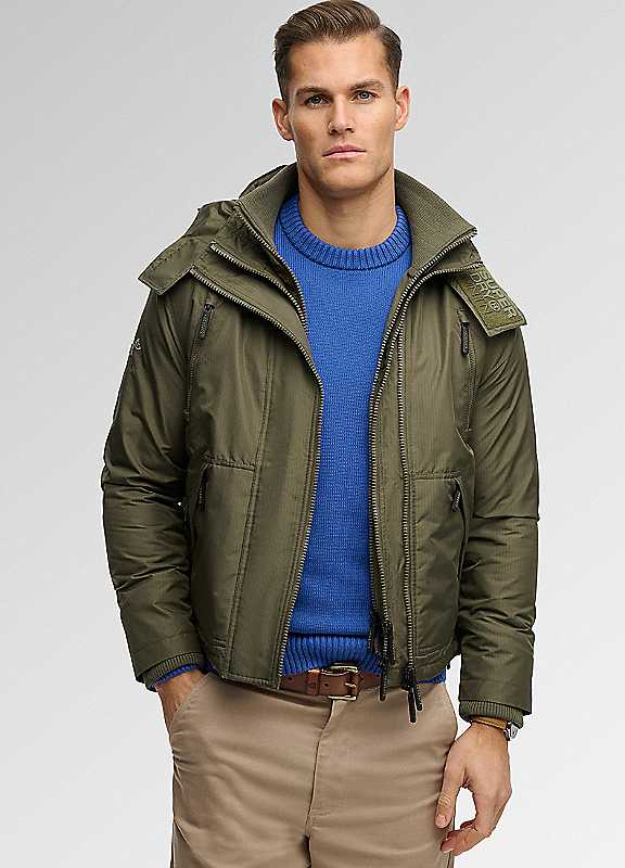 Superdry Men's Vert Hooded Windbreaker Arctic - Image 4