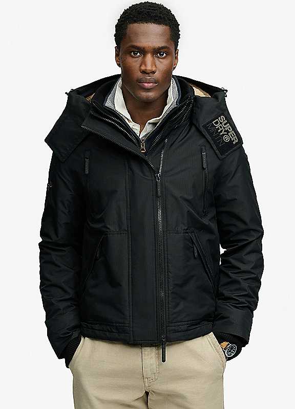 Superdry Men's Noir Hooded Windbreaker Arctic - Image 2