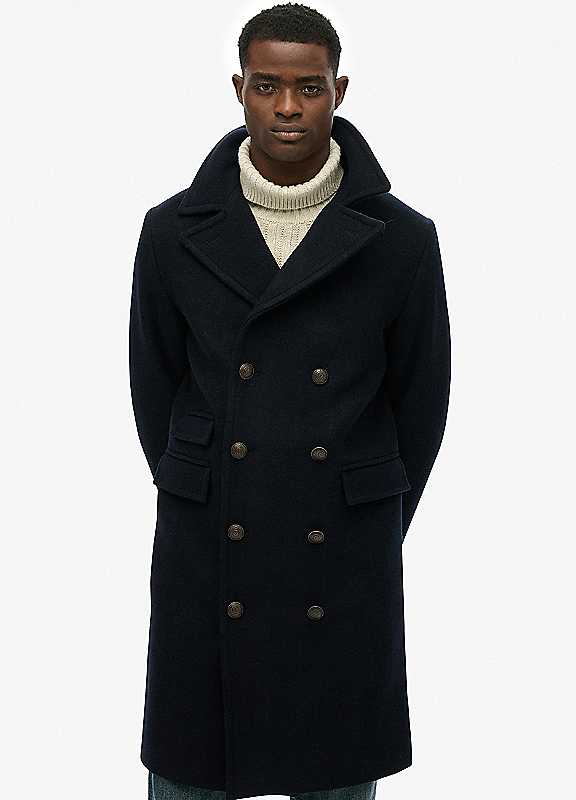Superdry Bleu Coat The Merchant Store - Image 2