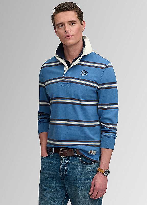 Superdry Men's Blue Polo Vintage Athletic - Image 2