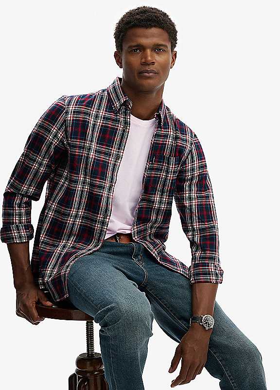 Superdry Grace Check Navy Vintage Check Shirt