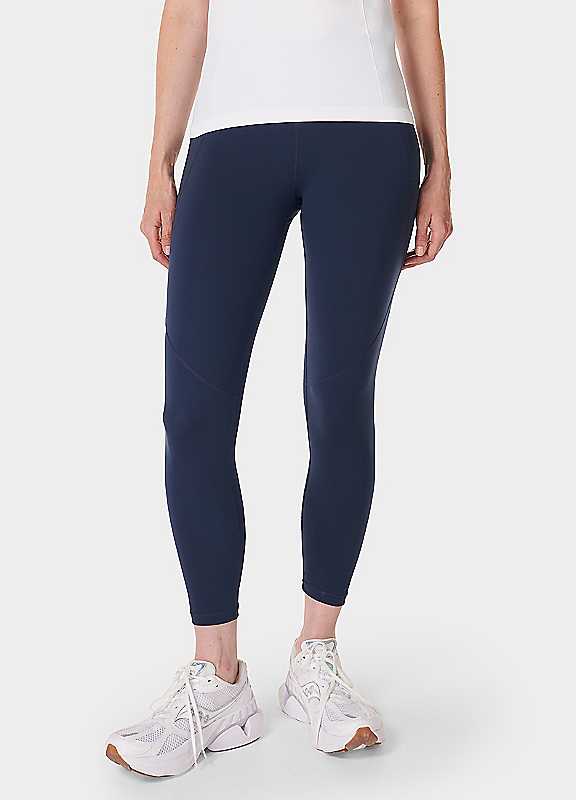 Sweaty Betty Women's Power Full Length Leggings - Navy Blue - Size: Medium - Image 3