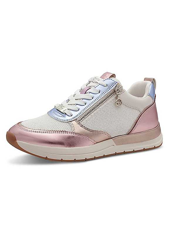 Tamaris Rose Platform Trainers Size 5