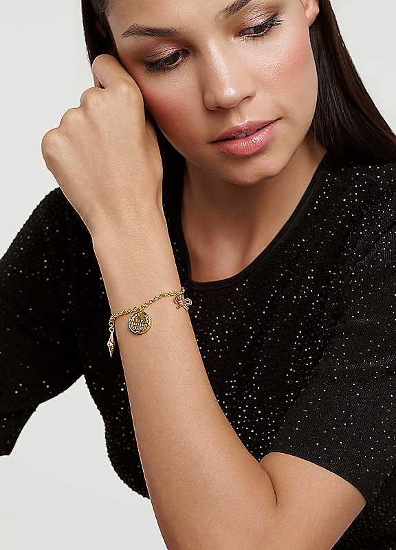 Ted Baker SIOBHAN: Multi Charm Adjustable Bracelet, Multi, Men - Image 2