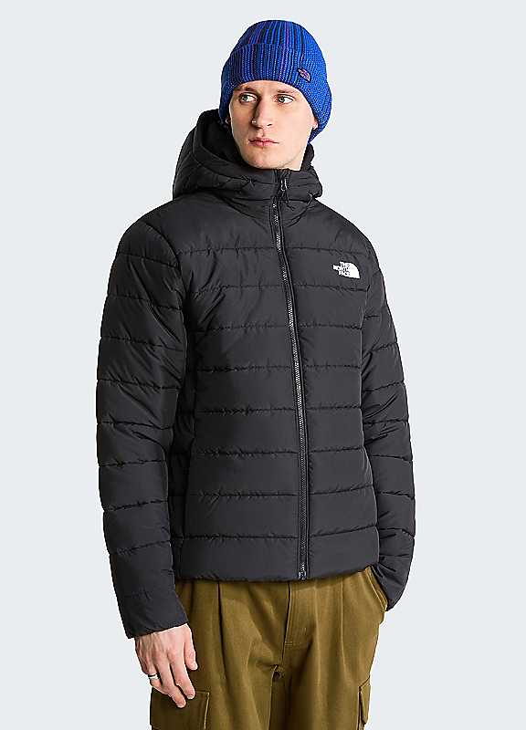 The North Face Men's Black Aconcagua Hooded Puffer Jacket - Image 4