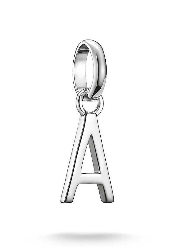 Thomas Sabo Charm Connect Alphabet pendant silver, U, Men - Image 6