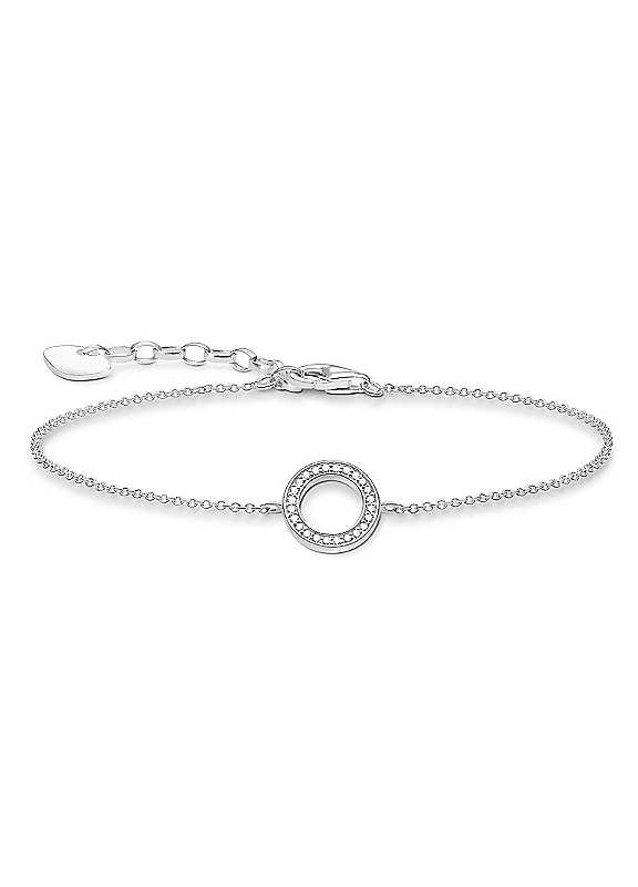 Thomas Sabo Silver Circle Bracelet 19Cm