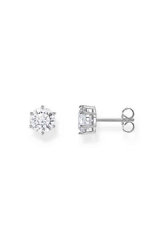 Thomas Sabo Silver Coloured Sterling Silver Ear Studs