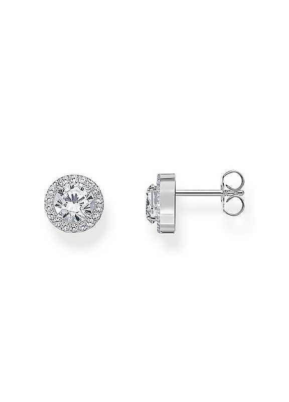Thomas Sabo Silver Coloured Sterling Silver Ear Studs
