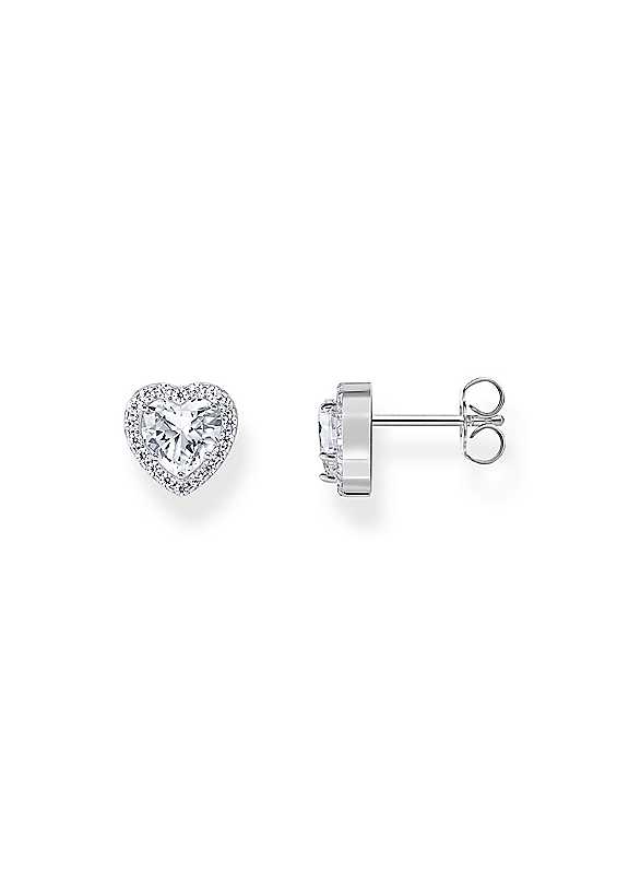 Thomas Sabo Silver Coloured Sterling Silver Ear Studs